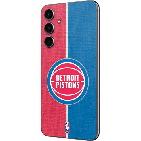 NBA Detroit Pistons Canvas Galaxy S23 FE Skin