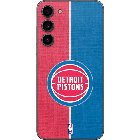 NBA Detroit Pistons Canvas Galaxy S23 Plus Skin
