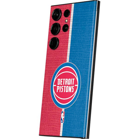 NBA Detroit Pistons Canvas Galaxy S23 Ultra Skin