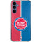 NBA Detroit Pistons Canvas Galaxy S24 Clear Case