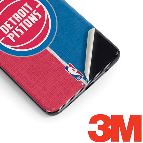 NBA Detroit Pistons Canvas Galaxy S9 Plus Skin