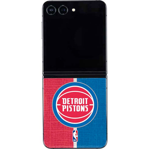 NBA Detroit Pistons Canvas Galaxy Z Flip5 5G Skin