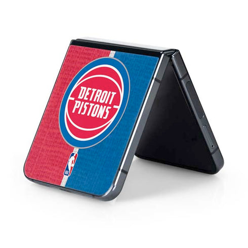 NBA Detroit Pistons Canvas Galaxy Z Flip5 5G Skin