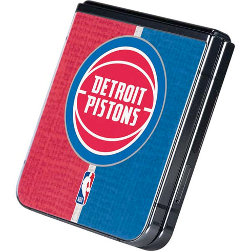 NBA Detroit Pistons Canvas Galaxy Z Flip5 5G Skin