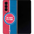 NBA Detroit Pistons Canvas Galaxy Z Fold4 5G Skin
