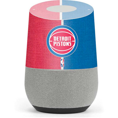 NBA Detroit Pistons Canvas Google Home Skin