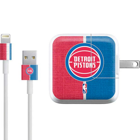 NBA Detroit Pistons Canvas iPad Charger (10W USB) Skin