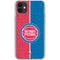 NBA Detroit Pistons Canvas iPhone 11 Clear Case