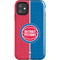 NBA Detroit Pistons Canvas iPhone 11 Impact Case