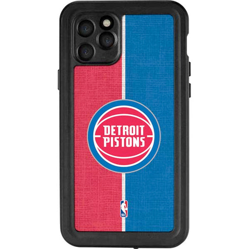 NBA Detroit Pistons Canvas iPhone 11 Pro Waterproof Case
