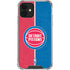 NBA Detroit Pistons Canvas iPhone 12 Clear Case