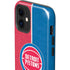 NBA Detroit Pistons Canvas iPhone 12 Impact Case