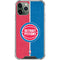 NBA Detroit Pistons Canvas iPhone 12 Pro Clear Case