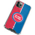 NBA Detroit Pistons Canvas iPhone 12 Pro Clear Case