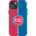 NBA Detroit Pistons Canvas iPhone 13 Impact Case