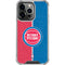 NBA Detroit Pistons Canvas iPhone 13 Pro Clear Case