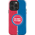 NBA Detroit Pistons Canvas iPhone 13 Pro Impact Case