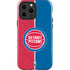 NBA Detroit Pistons Canvas iPhone 13 Pro Max Impact Case