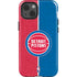 NBA Detroit Pistons Canvas iPhone 15 Impact Case