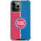 NBA Detroit Pistons Canvas iPhone 14 Pro Max Clear Case
