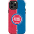 NBA Detroit Pistons Canvas iPhone 14 Pro Max Impact Case