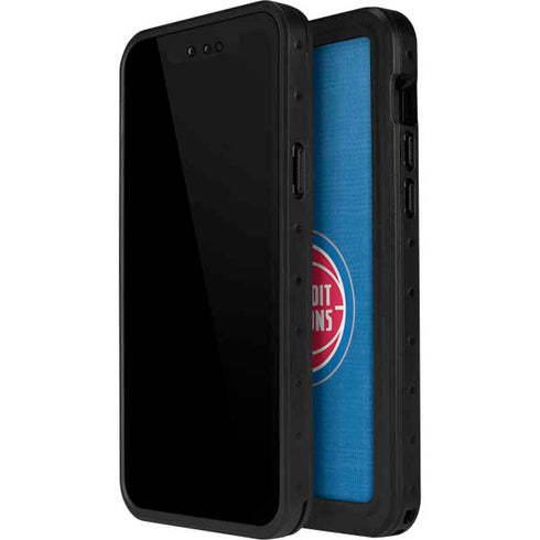 NBA Detroit Pistons Canvas iPhone 14 Pro Max Waterproof Case