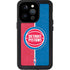 NBA Detroit Pistons Canvas iPhone 14 Pro Waterproof Case