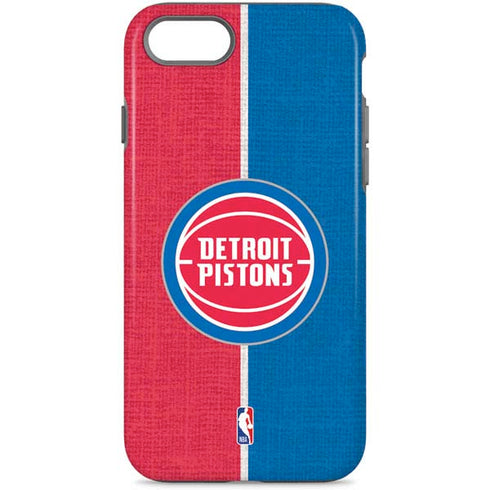 NBA Detroit Pistons Canvas iPhone 7 Pro Case