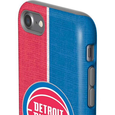 NBA Detroit Pistons Canvas iPhone SE (2nd & 3rd Gen) Pro Case