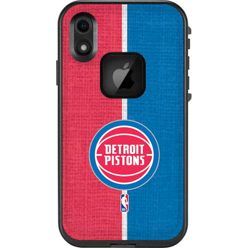 NBA Detroit Pistons Canvas LifeProof Fre iPhone Skin