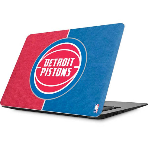 NBA Detroit Pistons Canvas Apple MacBook Skin