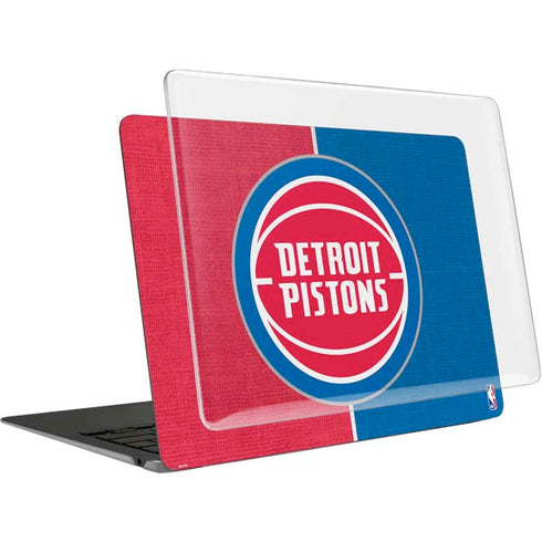 NBA Detroit Pistons Canvas MacBook Air 15in (2023-2025) Case plus Skin