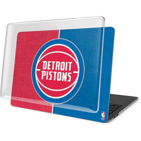 NBA Detroit Pistons Canvas MacBook Pro 13in (2020) Case plus Skin