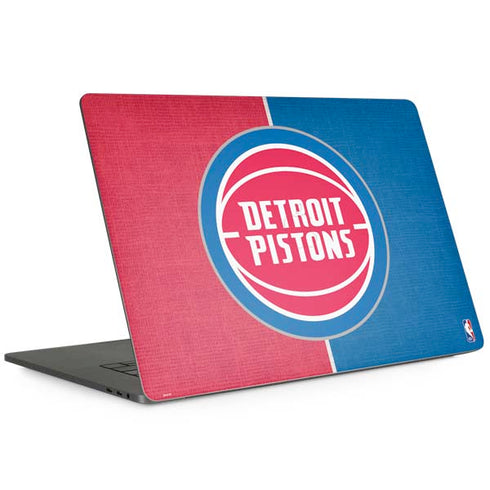 NBA Detroit Pistons Canvas Apple MacBook Pro 15-inch Skin