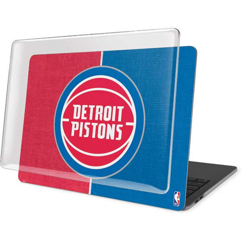 NBA Detroit Pistons Canvas MacBook Pro 16in (2019-20) Case plus Skin