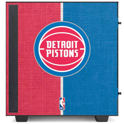 NBA Detroit Pistons Canvas NZXT H510 Compact ATX Mid-Tower Case Skin