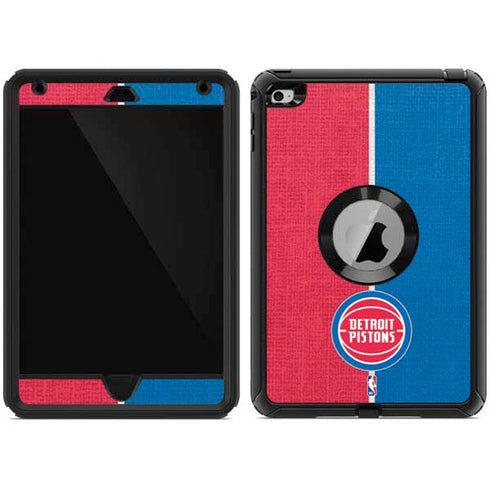 NBA Detroit Pistons Canvas Otterbox Defender iPad Skin
