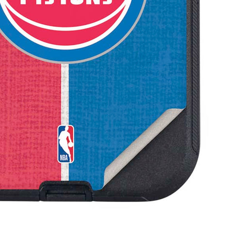 NBA Detroit Pistons Canvas Otterbox Defender iPhone Skin