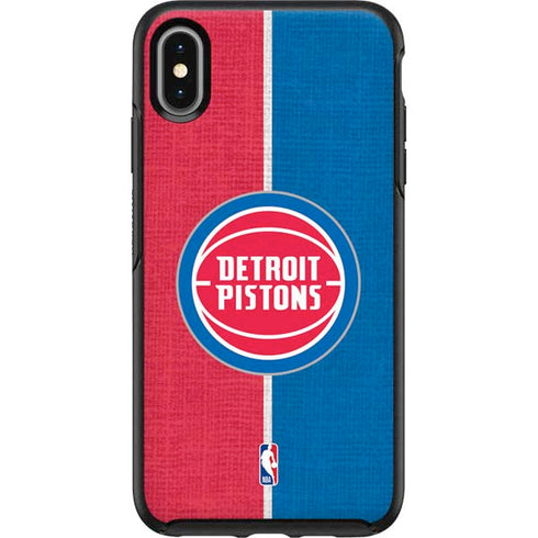 NBA Detroit Pistons Canvas Otterbox Symmetry iPhone Skin
