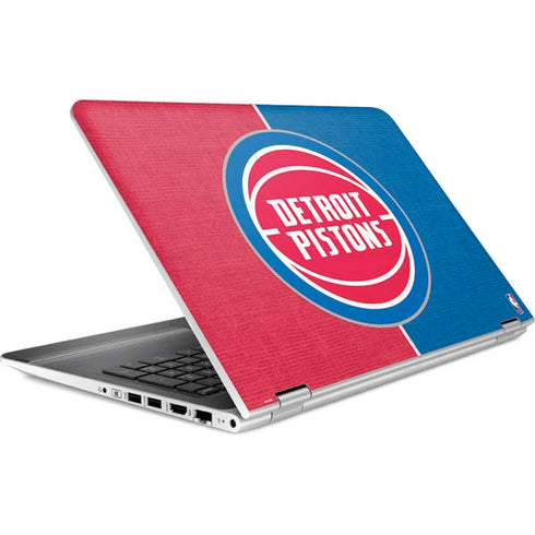 NBA Detroit Pistons Canvas HP Pavilion Skin