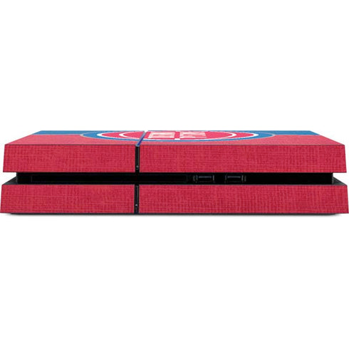 NBA Detroit Pistons Canvas PS4 Console Skin