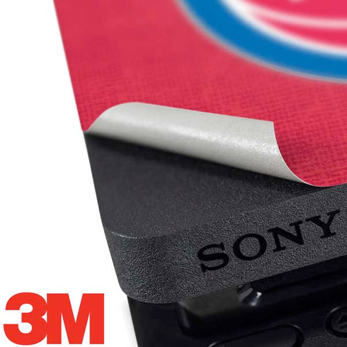 NBA Detroit Pistons Canvas PS4 Slim Bundle Skin