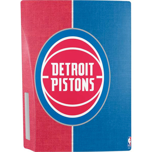 NBA Detroit Pistons Canvas PS5 Console Skin