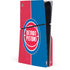 NBA Detroit Pistons Canvas PS5 Slim Disk Console Skin