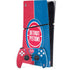 NBA Detroit Pistons Canvas PS5 Slim Digital Edition Bundle Skin