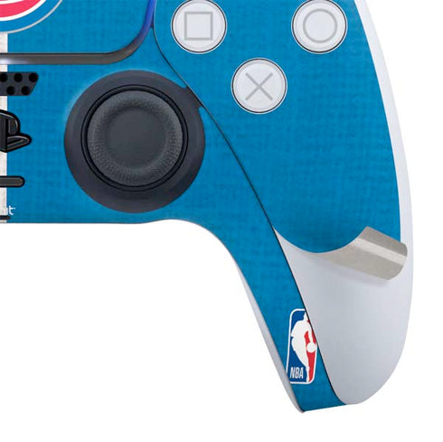 NBA Detroit Pistons Canvas PS5 Slim Digital Edition Bundle Skin