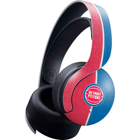 NBA Detroit Pistons Canvas PULSE 3D Wireless Headset for PS5 Skin