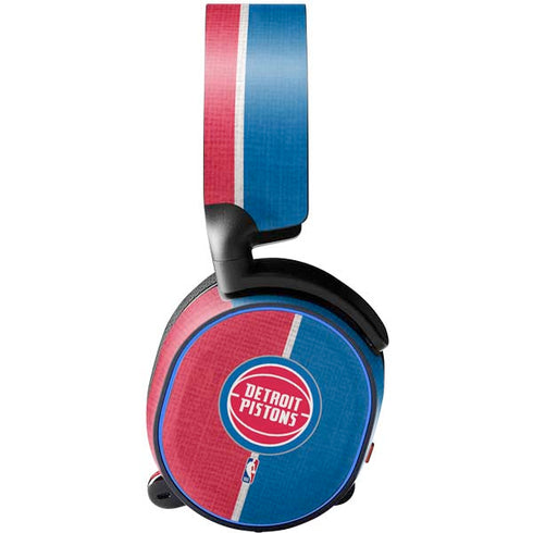 NBA Detroit Pistons Canvas SteelSeries Arctis 3 Skin
