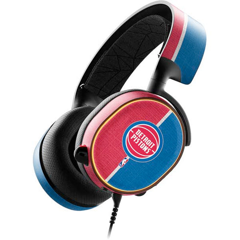 NBA Detroit Pistons Canvas SteelSeries Arctis 5 Skin