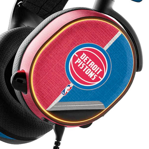 NBA Detroit Pistons Canvas SteelSeries Arctis 5 Skin